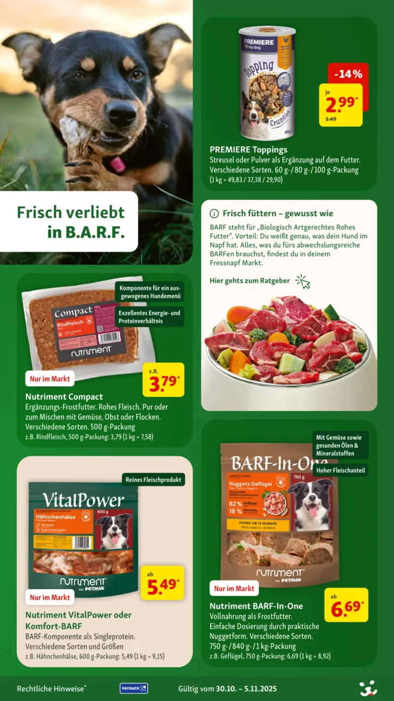Fressnapf Prospekt vom 30.10.2025, Seite 14