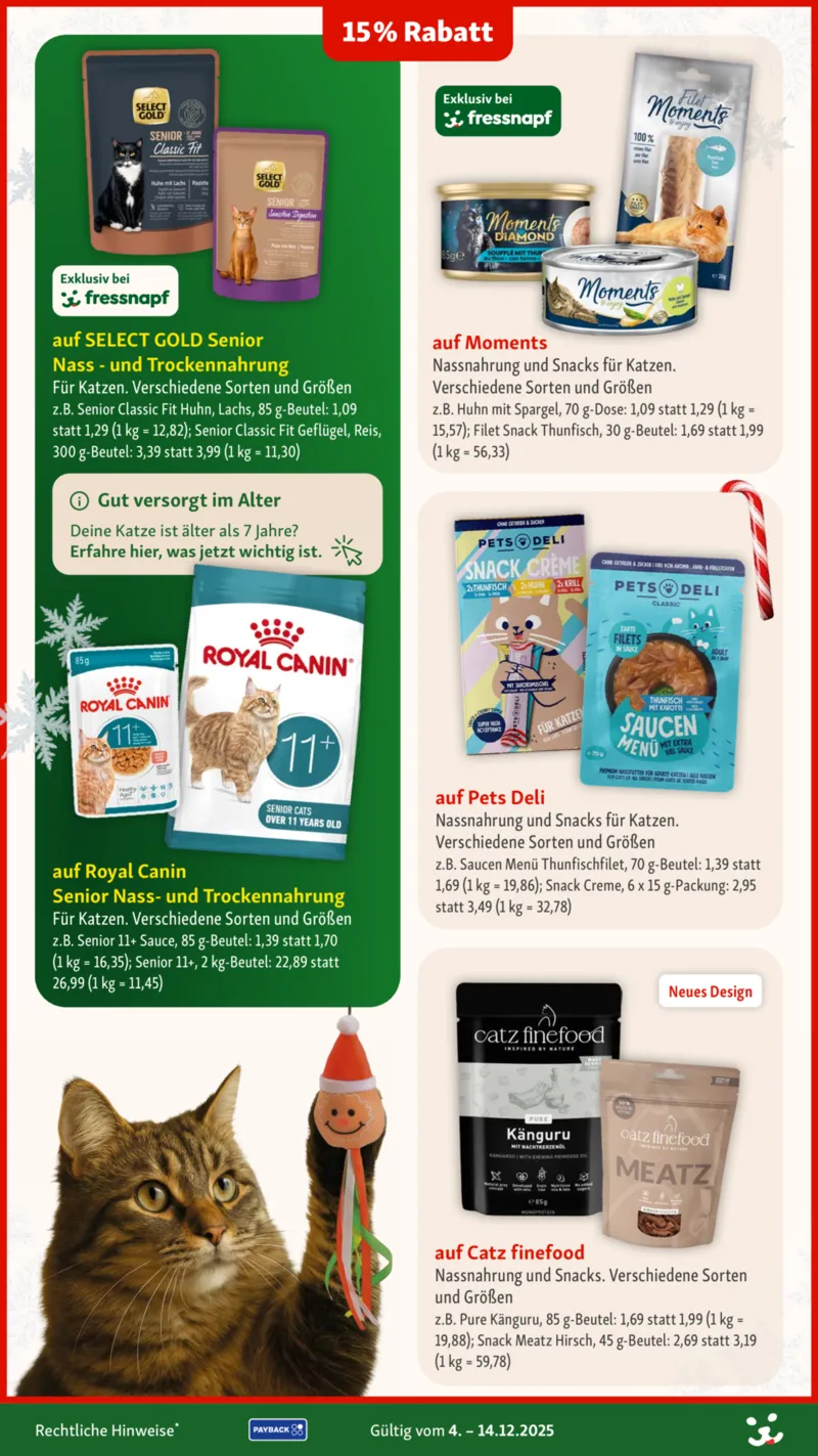 Fressnapf Prospekt vom 04.12.2025, Seite 12