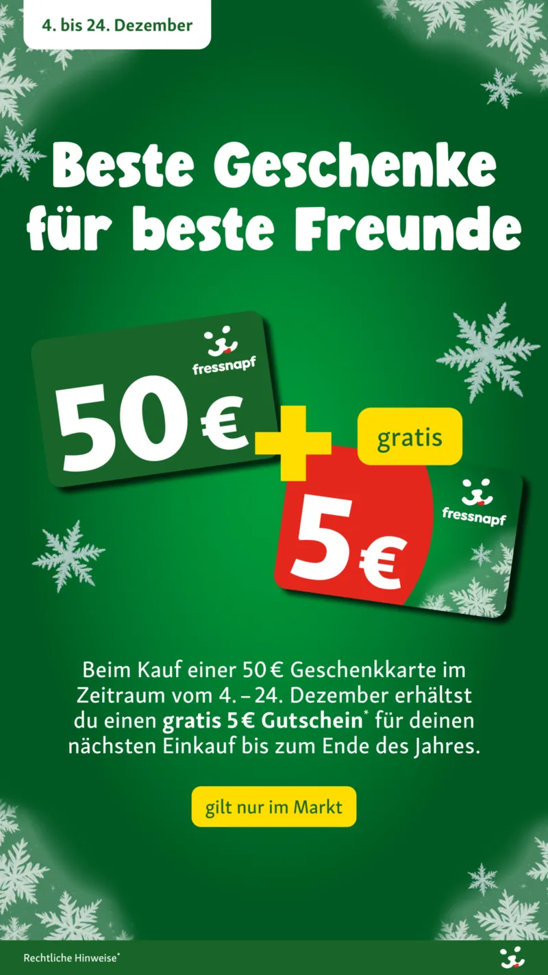 Fressnapf Prospekt vom 04.12.2025, Seite 20