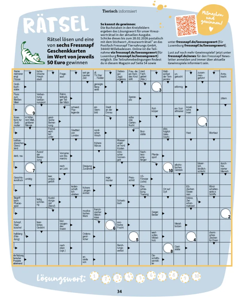 Fressnapf Prospekt vom 01.01.2026, Seite 34