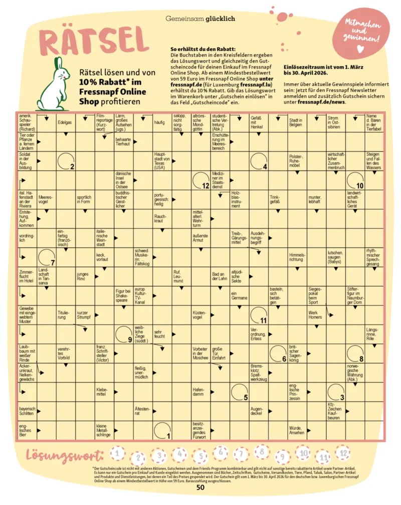 Fressnapf Prospekt vom 01.03.2026, Seite 50