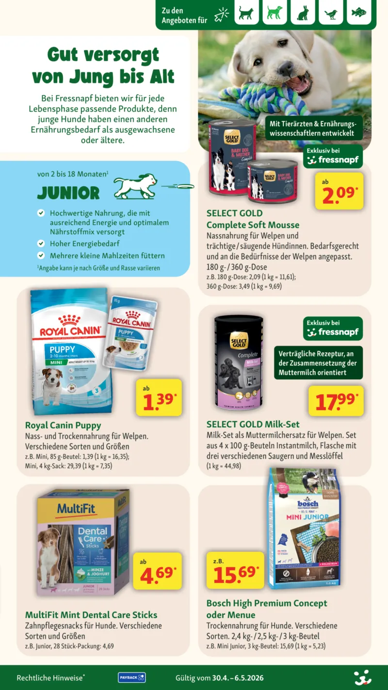Fressnapf Prospekt vom 30.04.2026, Seite 16