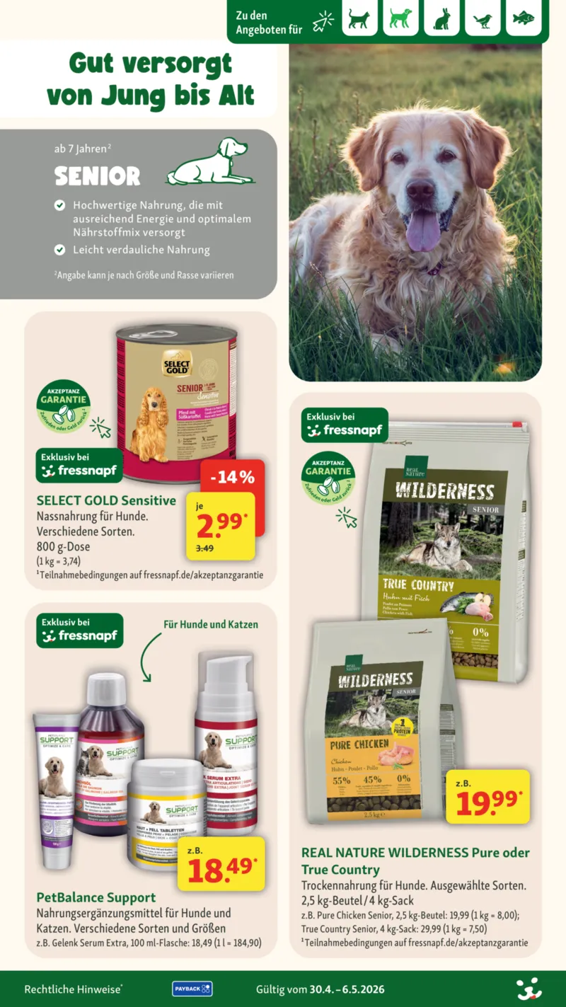 Fressnapf Prospekt vom 30.04.2026, Seite 18