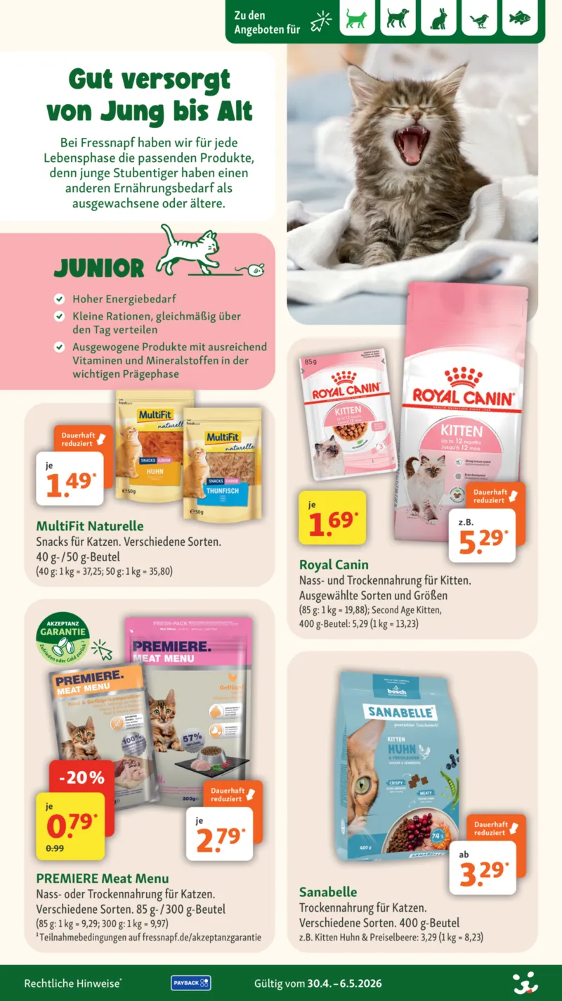 Fressnapf Prospekt vom 30.04.2026, Seite 8