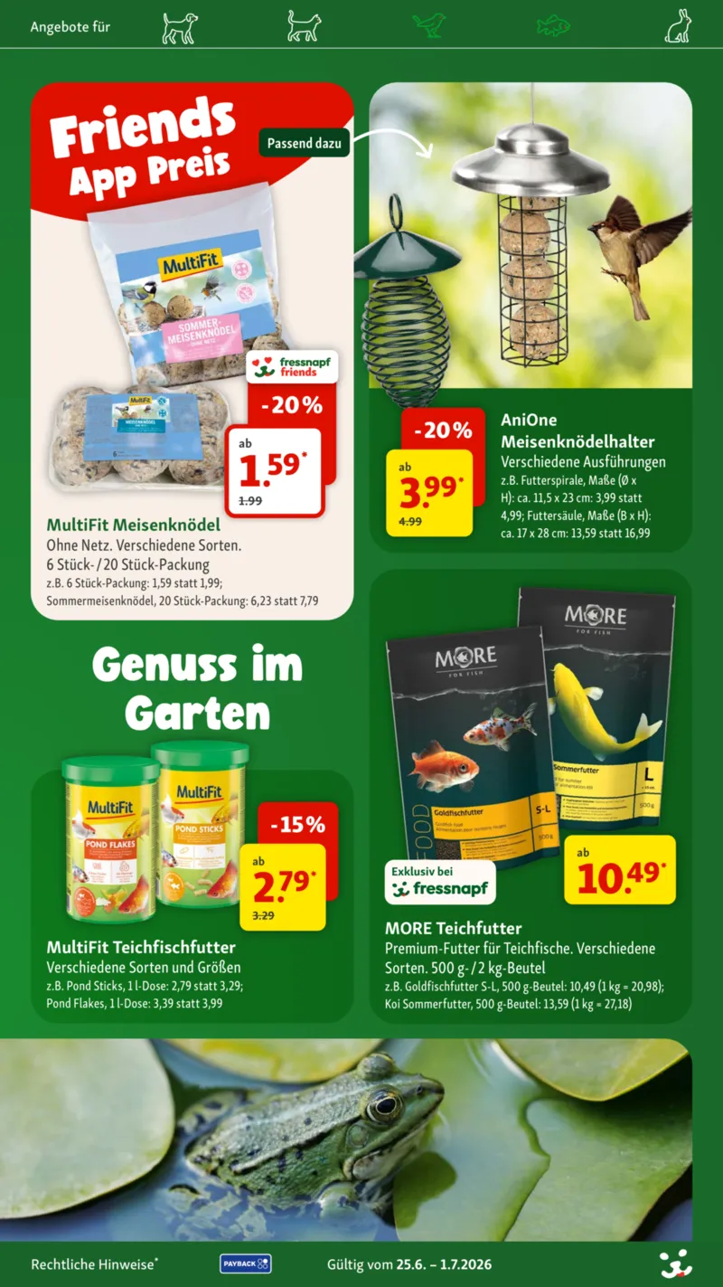 Fressnapf Prospekt vom 25.06.2026, Seite 22