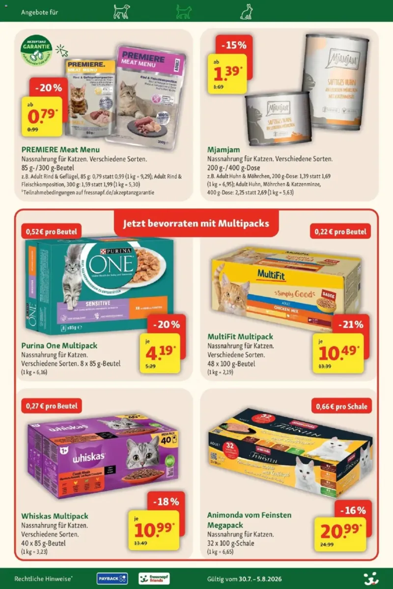 Fressnapf Prospekt vom 30.07.2026, Seite 12