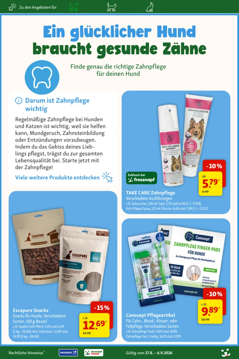 Fressnapf Prospekt vom 27.08.2026, Seite 19
