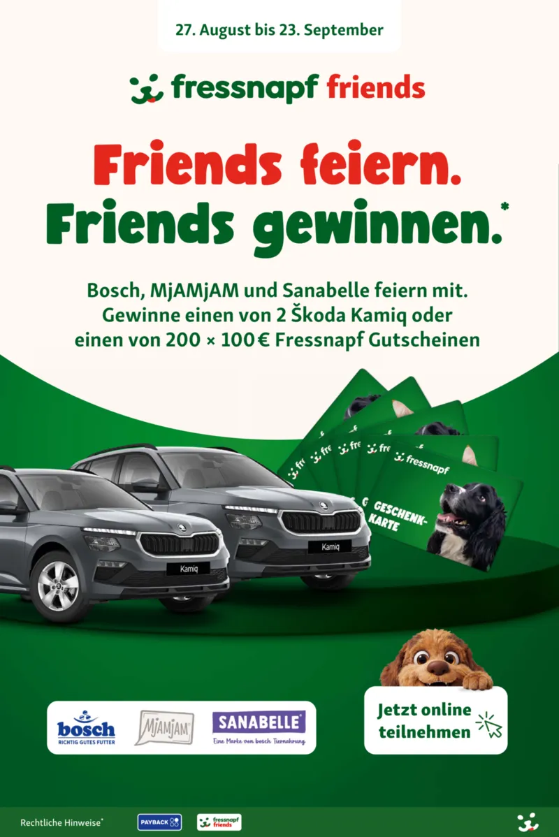 Fressnapf Prospekt vom 27.08.2026, Seite 22