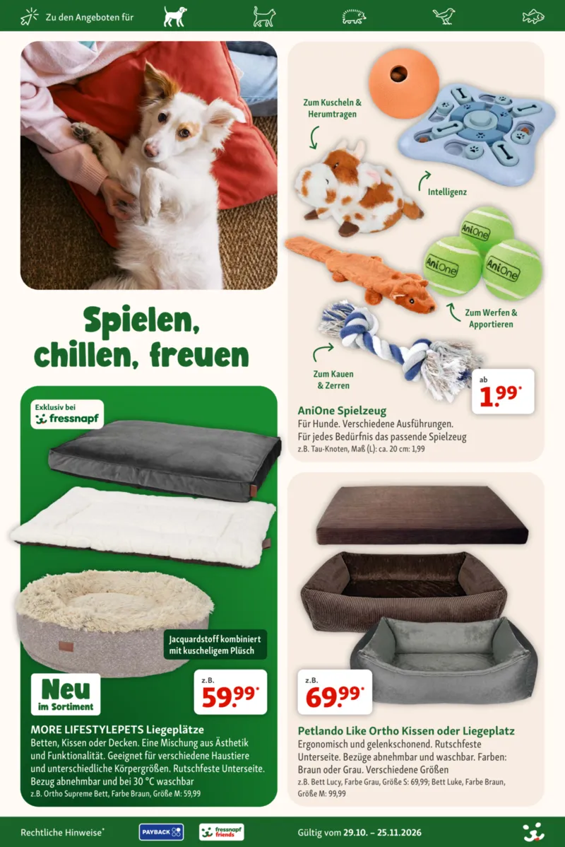 Fressnapf Prospekt vom 29.10.2026, Seite 22