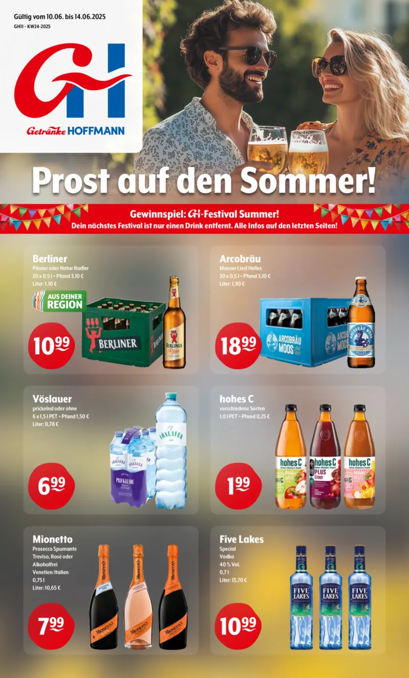 Getränke Hoffmann Prospekt vom 10.06.2025, Seite 1