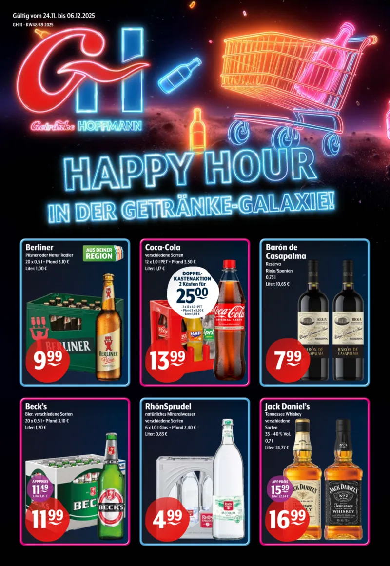 Getränke Hoffmann Prospekt vom 24.11.2025, Seite 1