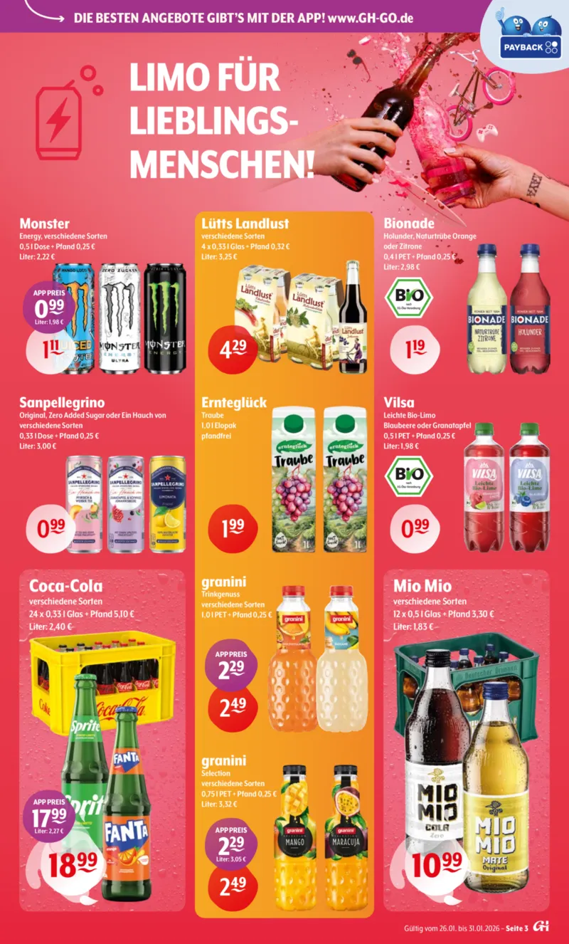 Getränke Hoffmann Prospekt vom 26.01.2026, Seite 3