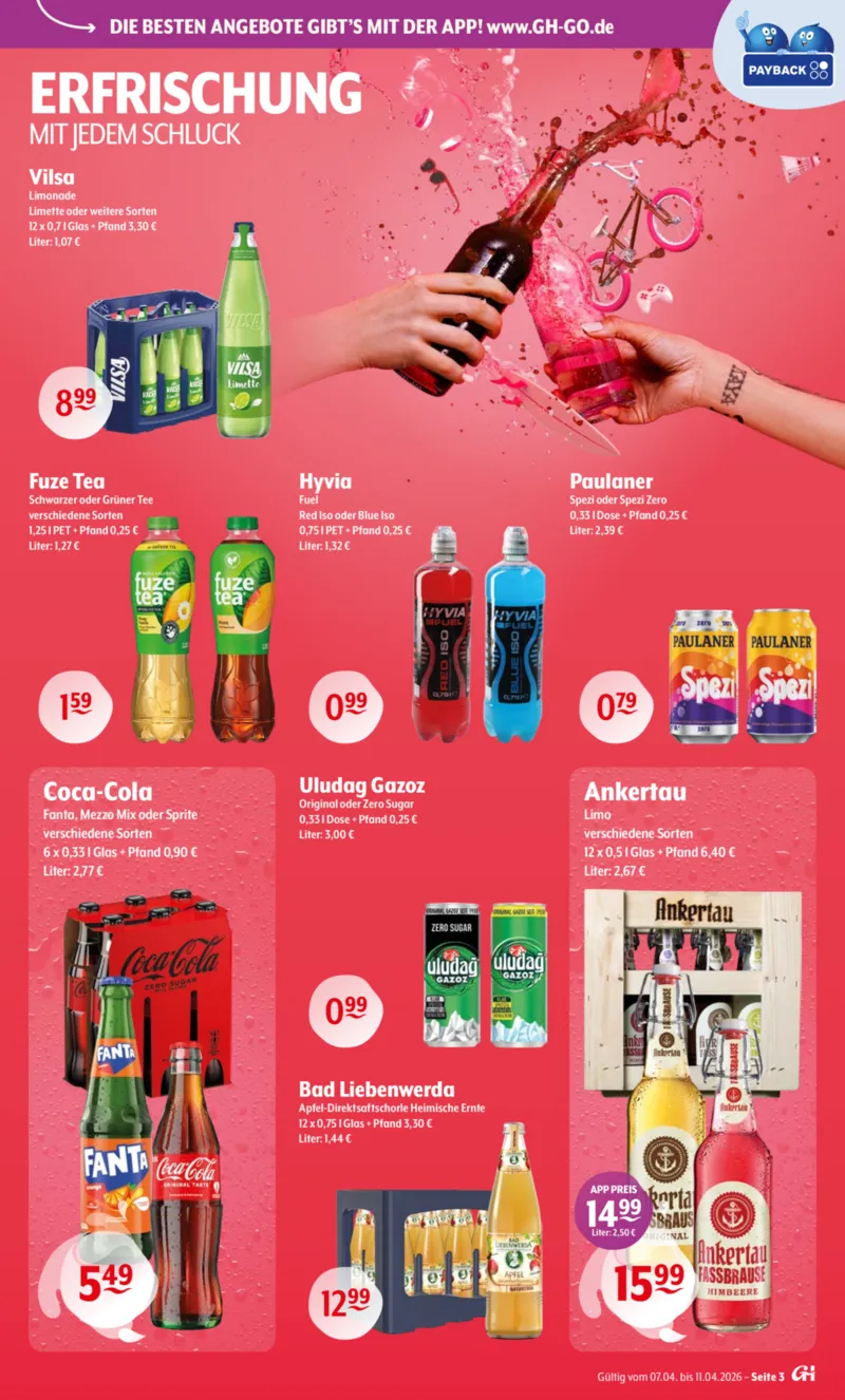 Getränke Hoffmann Prospekt vom 07.04.2026, Seite 3