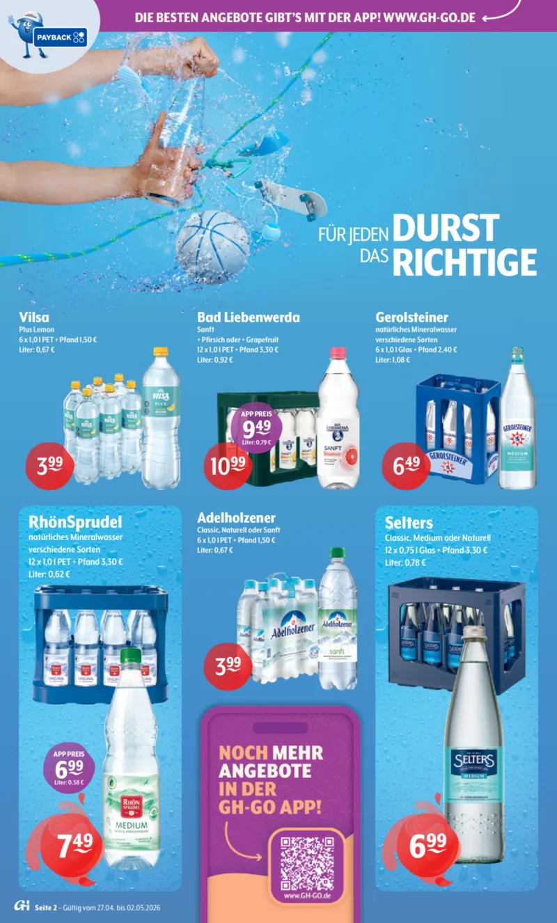 Getränke Hoffmann Prospekt vom 27.04.2026, Seite 2