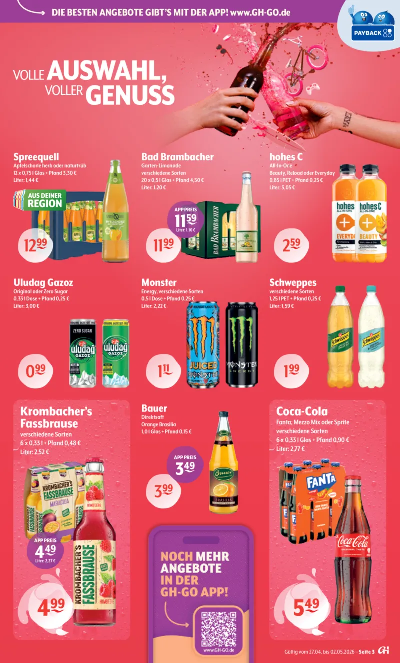 Getränke Hoffmann Prospekt vom 27.04.2026, Seite 3