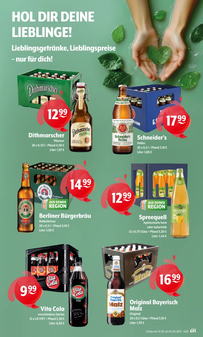 Getränke Hoffmann Prospekt vom 31.08.2026, Seite 9