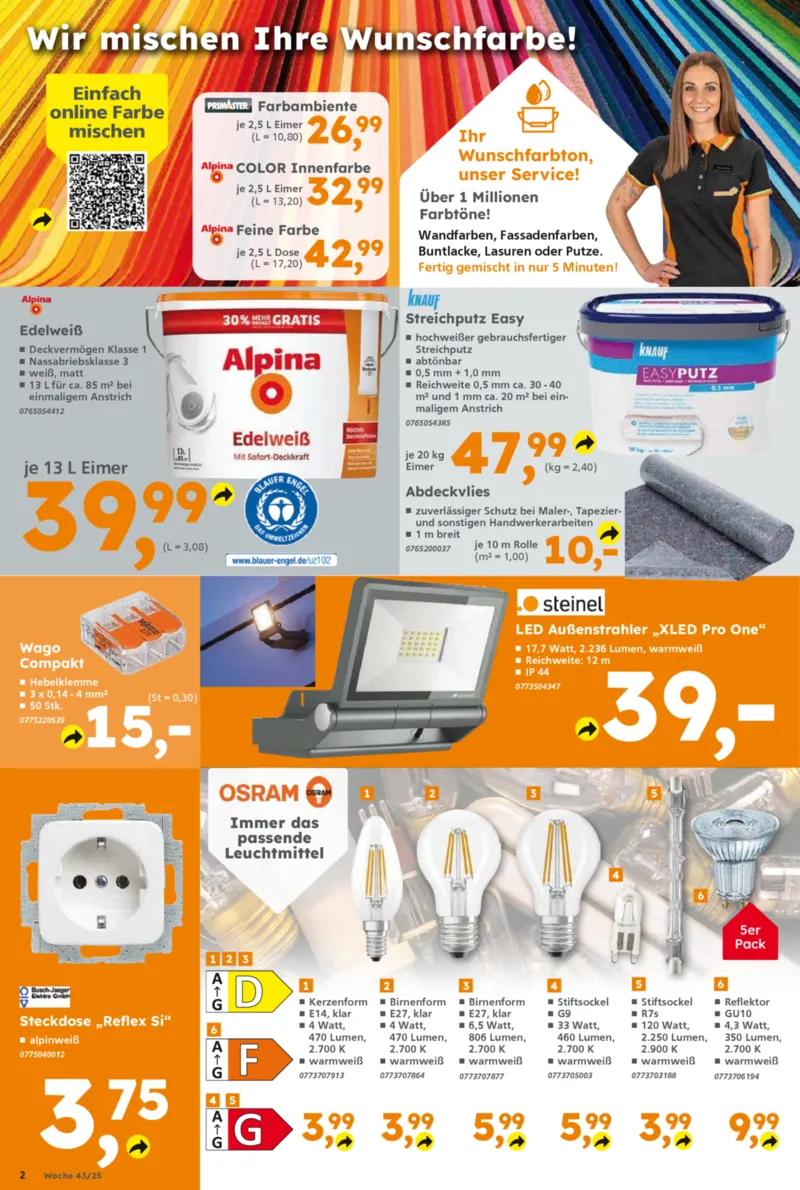 Globus Baumarkt Prospekt vom 20.10.2025, Seite 2 Globus Baumarkt Prospekt vom 20.10.2025, Seite 2