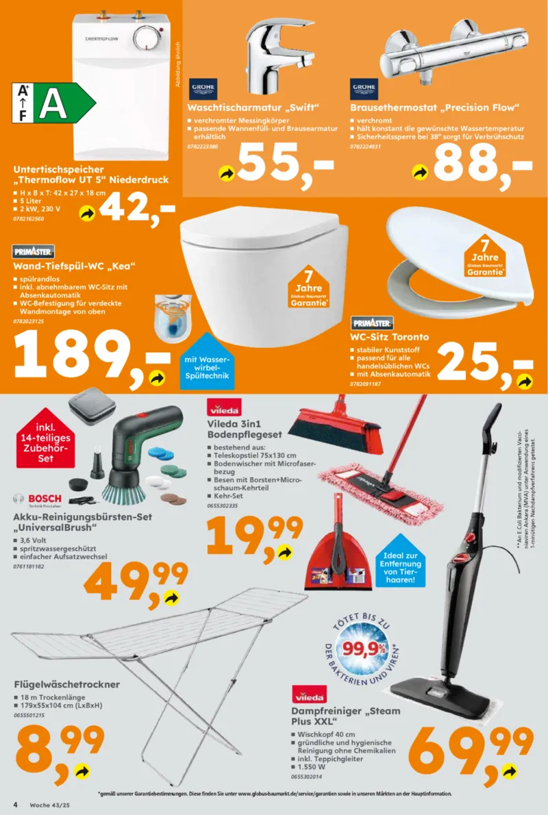 Globus Baumarkt Prospekt vom 20.10.2025, Seite 4 Globus Baumarkt Prospekt vom 20.10.2025, Seite 4