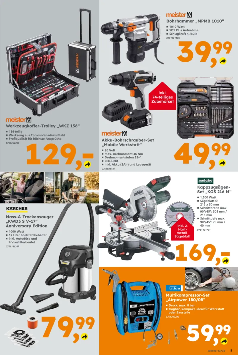 Globus Baumarkt Prospekt vom 20.10.2025, Seite 5 Globus Baumarkt Prospekt vom 20.10.2025, Seite 5