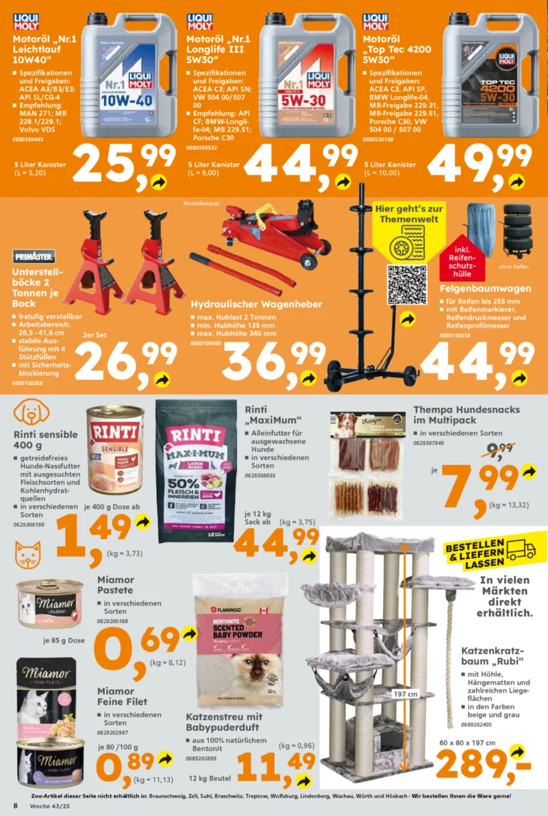 Globus Baumarkt Prospekt vom 20.10.2025, Seite 8 Globus Baumarkt Prospekt vom 20.10.2025, Seite 8