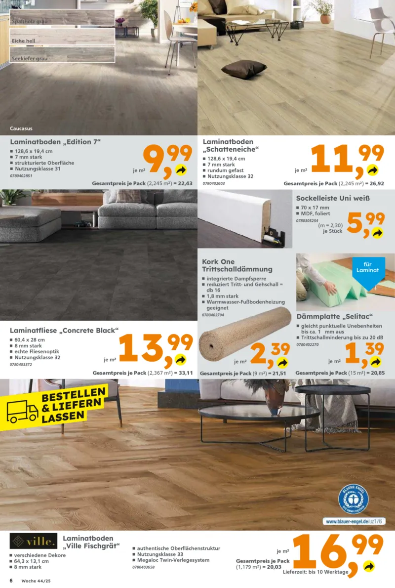 Globus Baumarkt Prospekt vom 27.10.2025, Seite 6 Globus Baumarkt Prospekt vom 27.10.2025, Seite 6