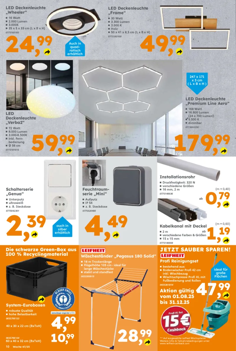 Globus Baumarkt Prospekt vom 17.11.2025, Seite 10