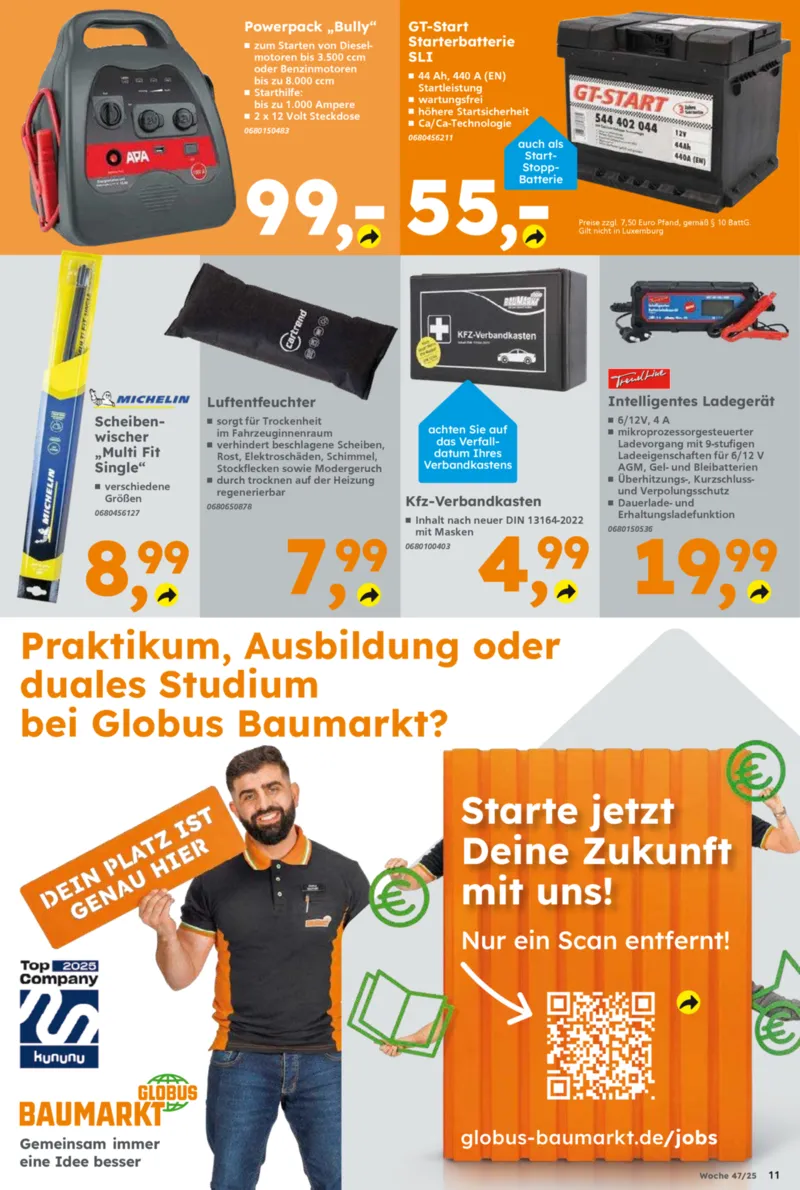 Globus Baumarkt Prospekt vom 17.11.2025, Seite 11