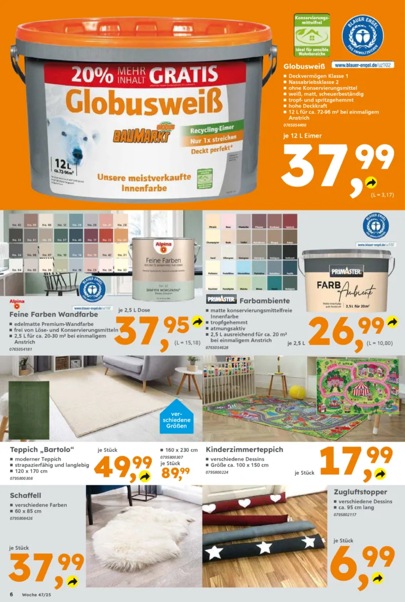 Globus Baumarkt Prospekt vom 17.11.2025, Seite 6