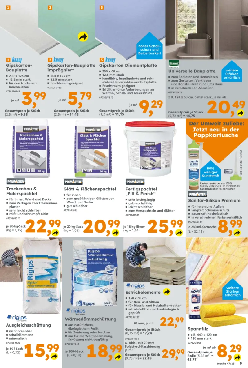 Globus Baumarkt Prospekt vom 17.11.2025, Seite 9
