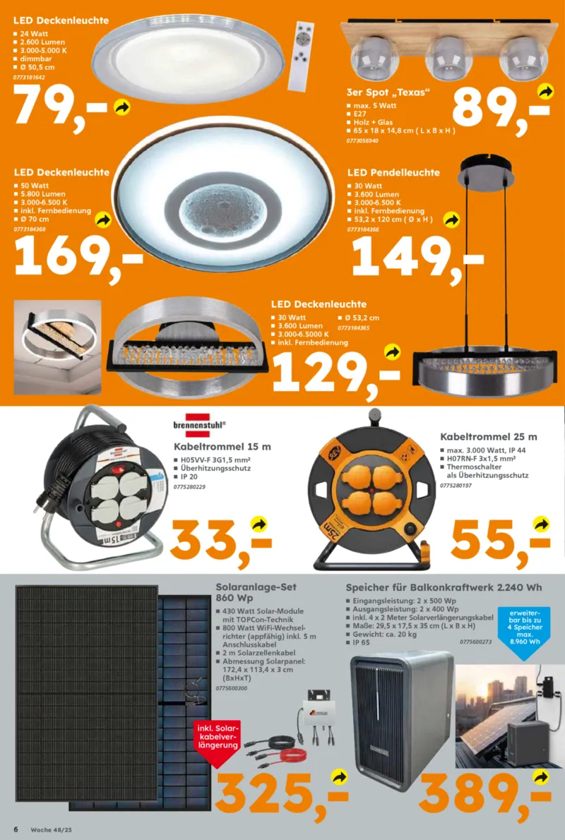 Globus Baumarkt Prospekt vom 24.11.2025, Seite 6