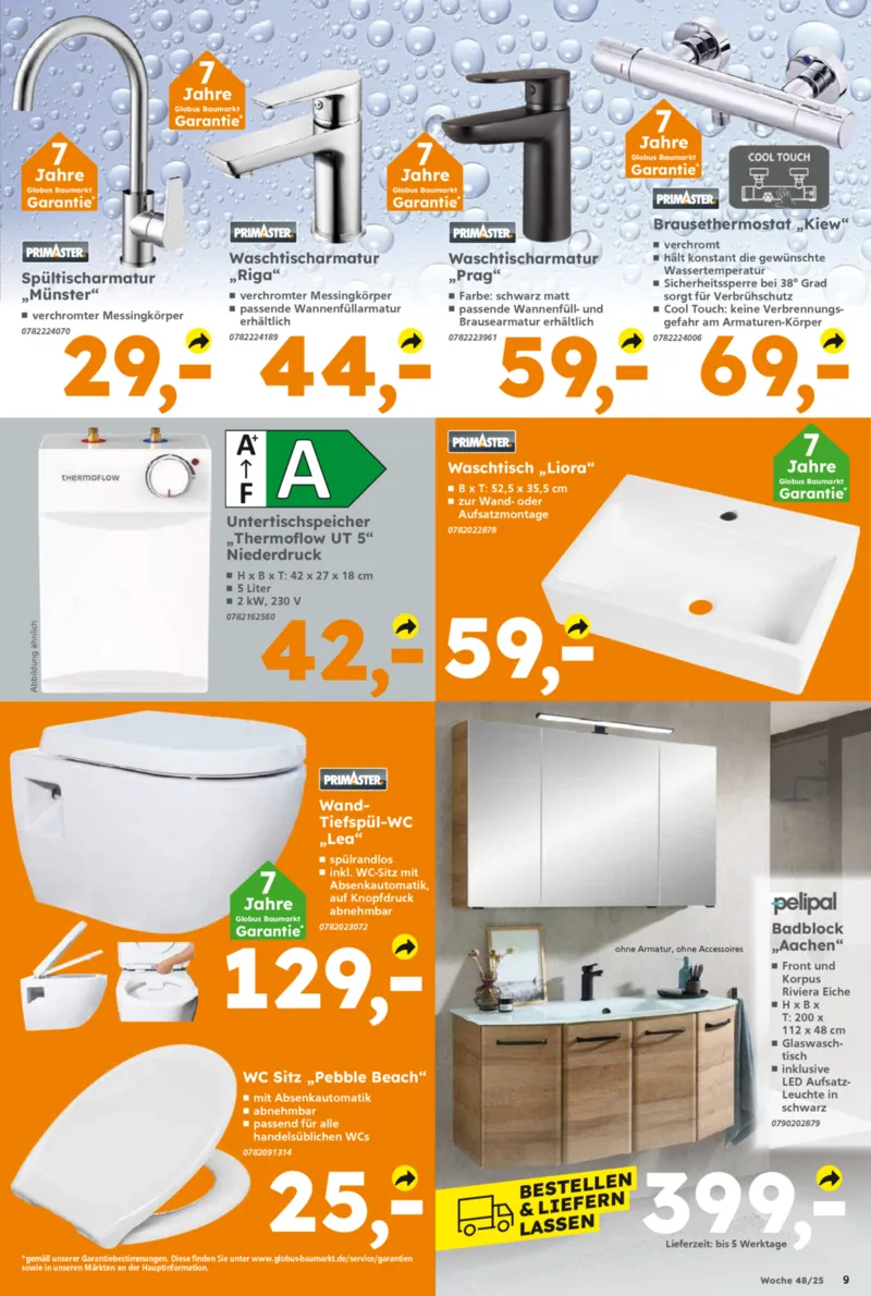 Globus Baumarkt Prospekt vom 24.11.2025, Seite 9