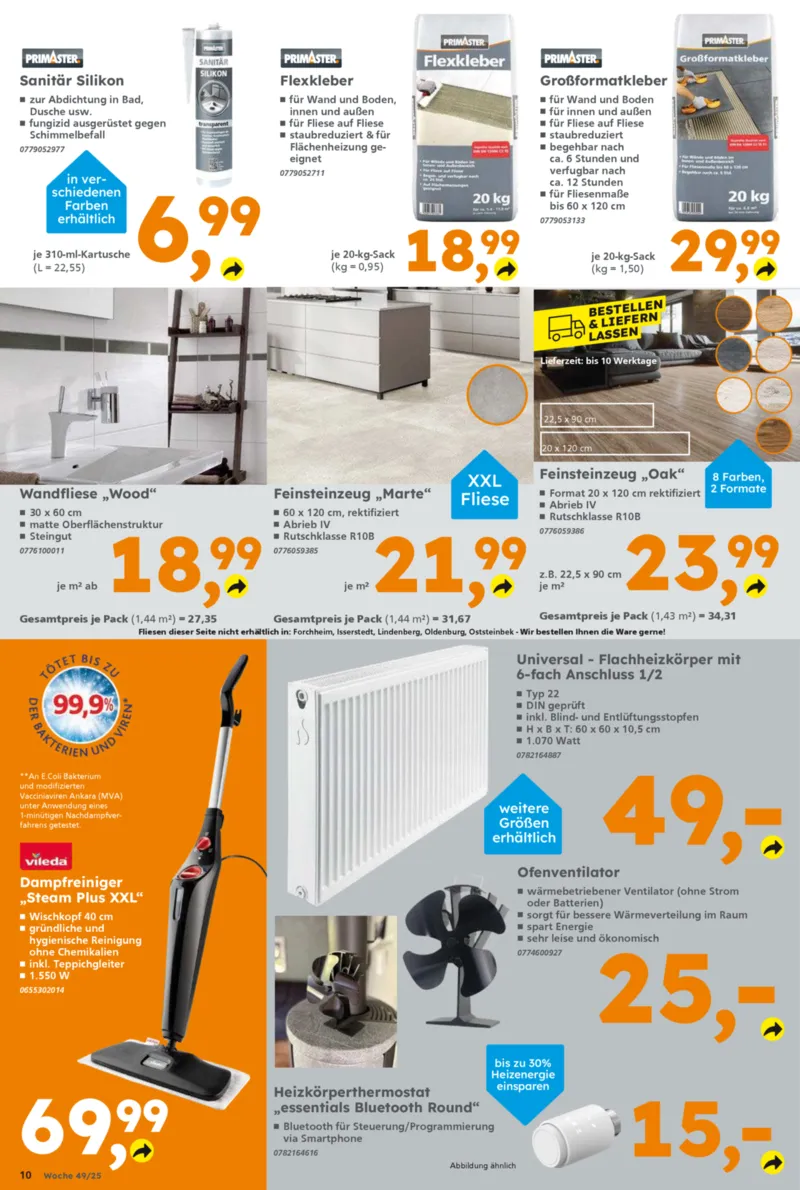 Globus Baumarkt Prospekt vom 01.12.2025, Seite 10