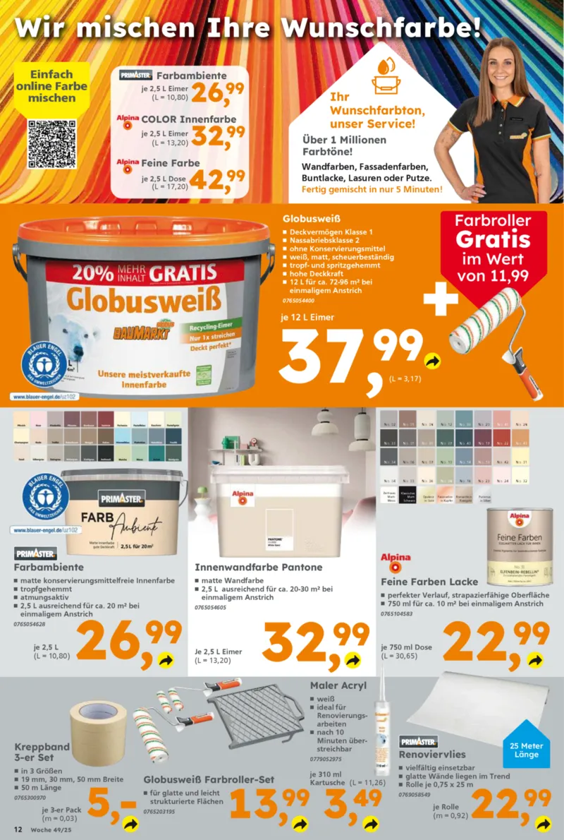 Globus Baumarkt Prospekt vom 01.12.2025, Seite 12