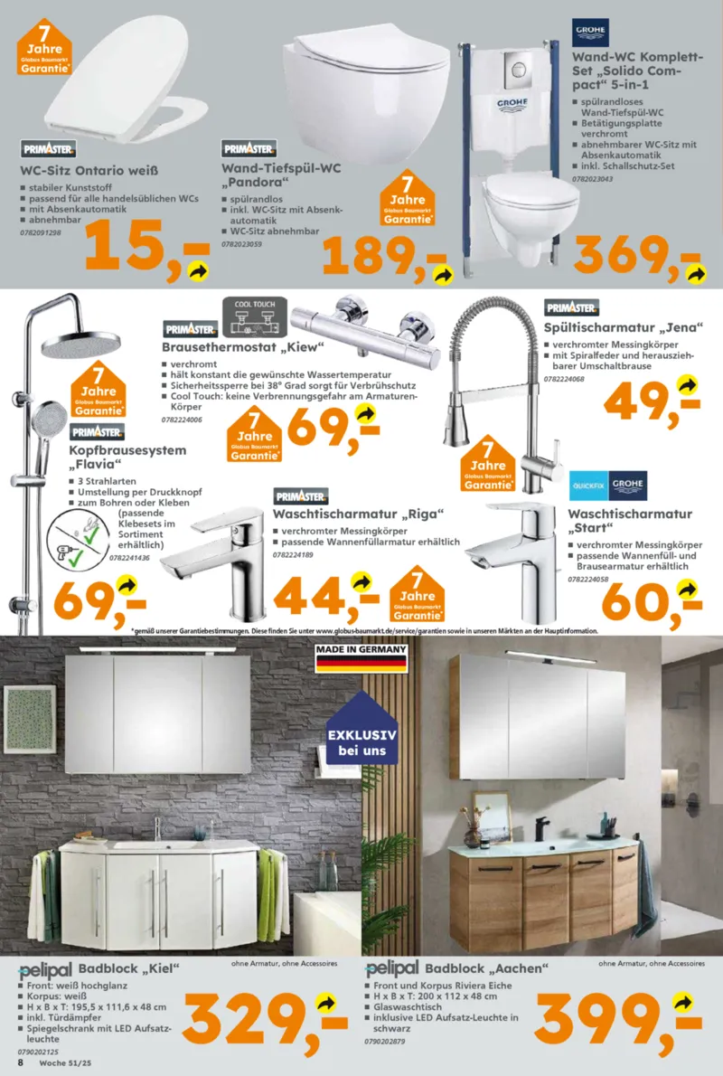 Globus Baumarkt Prospekt vom 15.12.2025, Seite 8