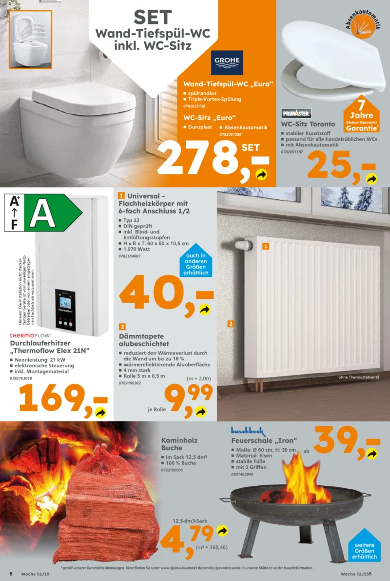 Globus Baumarkt Prospekt vom 22.12.2025, Seite 6
