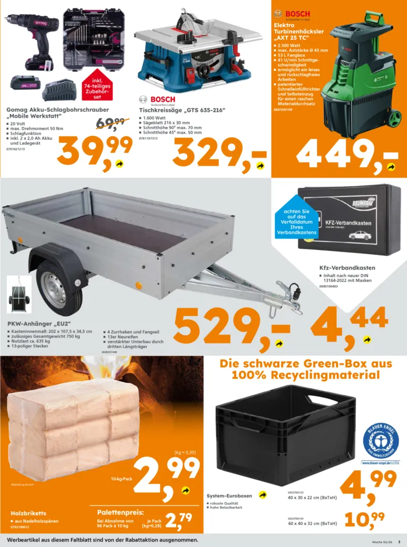Globus Baumarkt Prospekt vom 29.12.2025, Seite 3