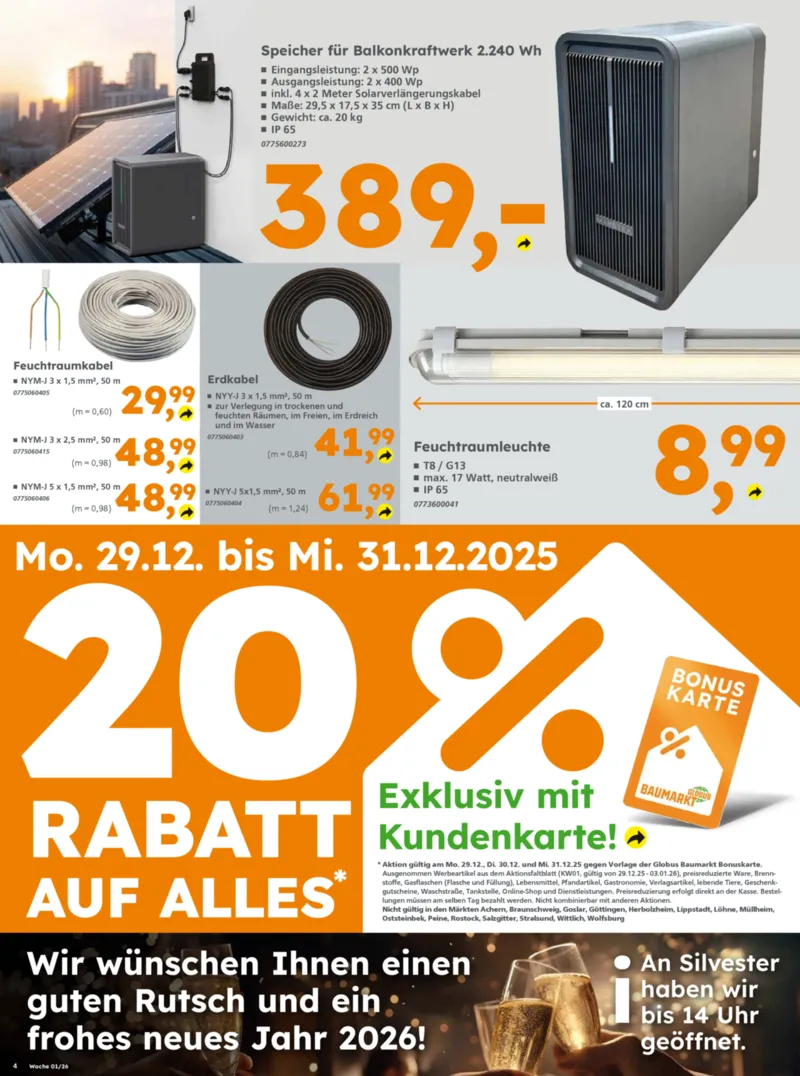 Globus Baumarkt Prospekt vom 29.12.2025, Seite 5