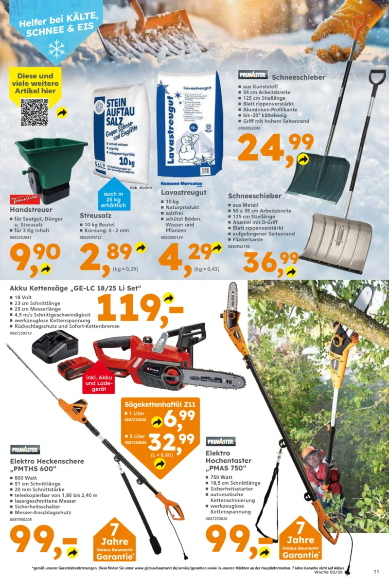 Globus Baumarkt Prospekt vom 05.01.2026, Seite 11