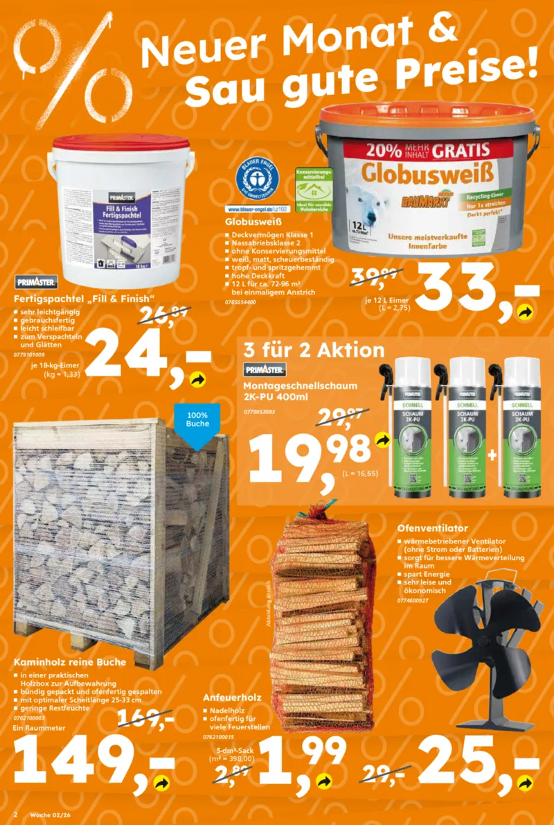 Globus Baumarkt Prospekt vom 05.01.2026, Seite 2
