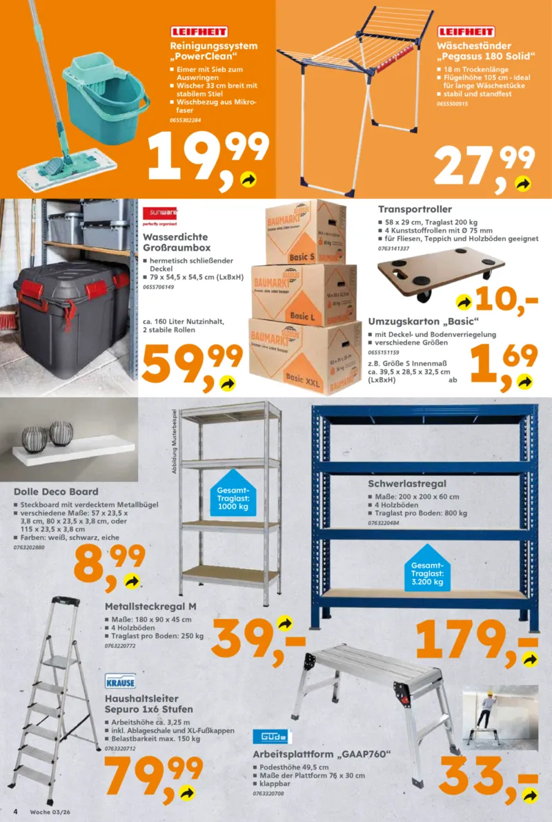 Globus Baumarkt Prospekt vom 12.01.2026, Seite 4