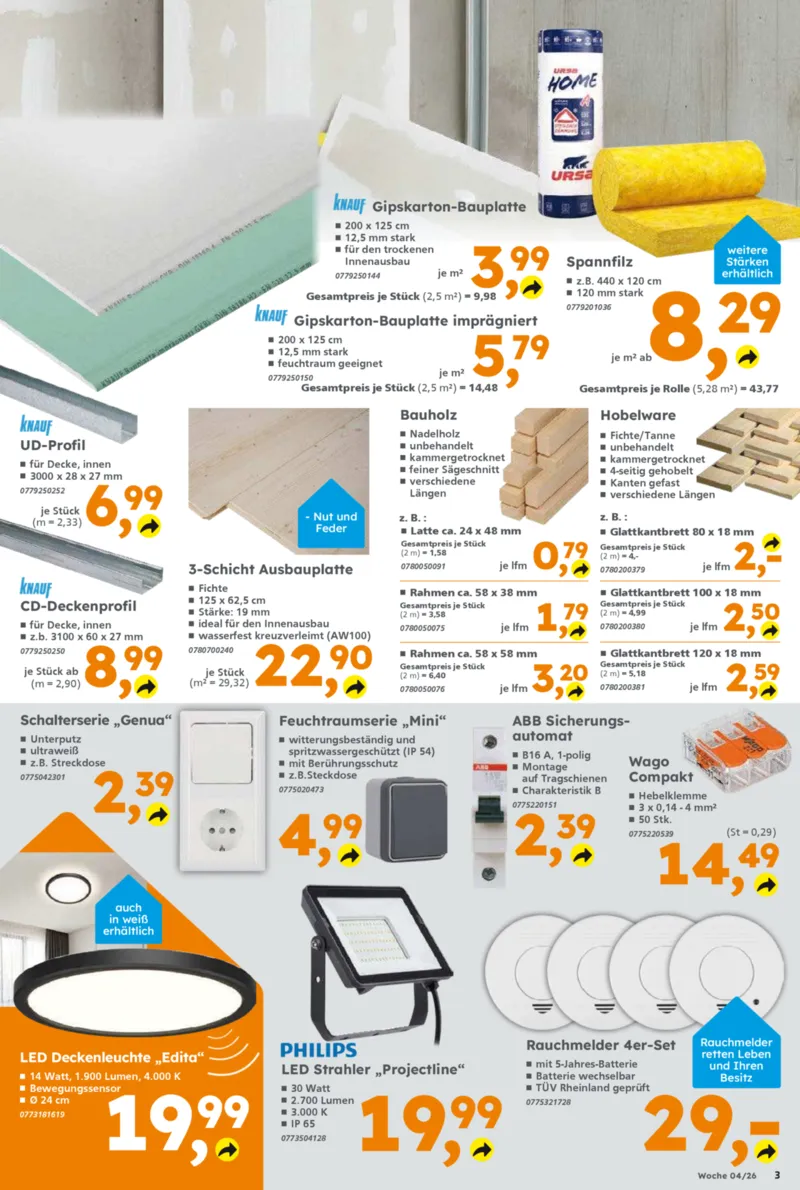 Globus Baumarkt Prospekt vom 19.01.2026, Seite 3