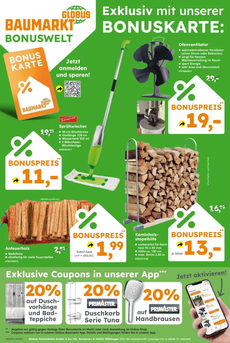 Globus Baumarkt Prospekt vom 26.01.2026, Seite 15