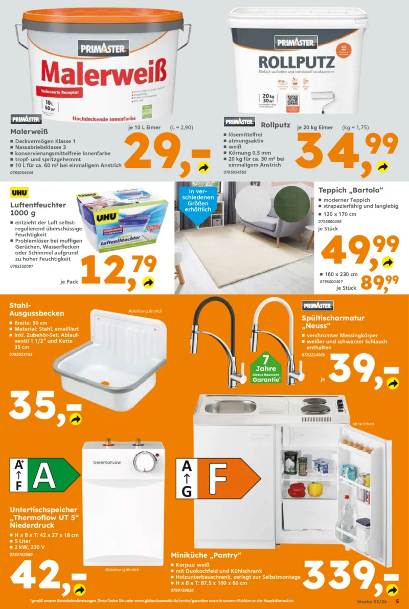 Globus Baumarkt Prospekt vom 26.01.2026, Seite 5