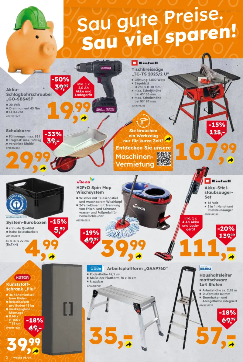 Globus Baumarkt Prospekt vom 01.02.2026, Seite 2