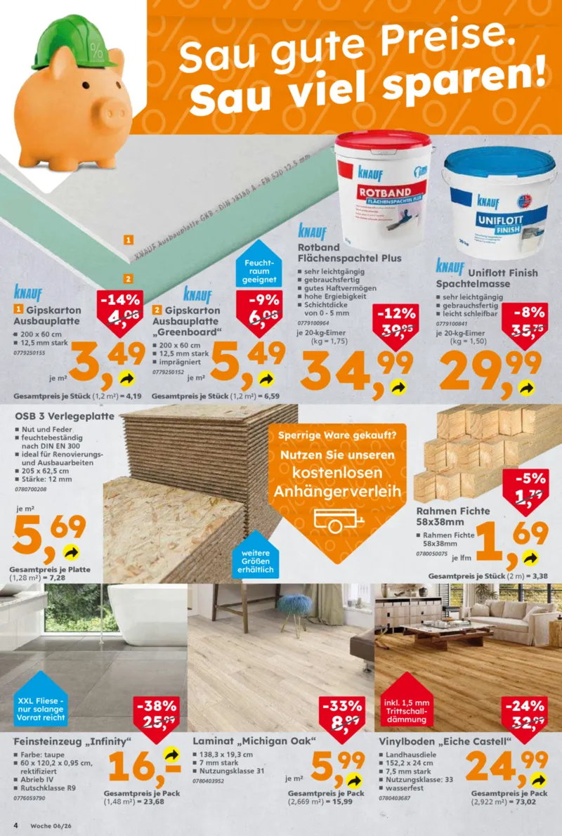 Globus Baumarkt Prospekt vom 01.02.2026, Seite 4