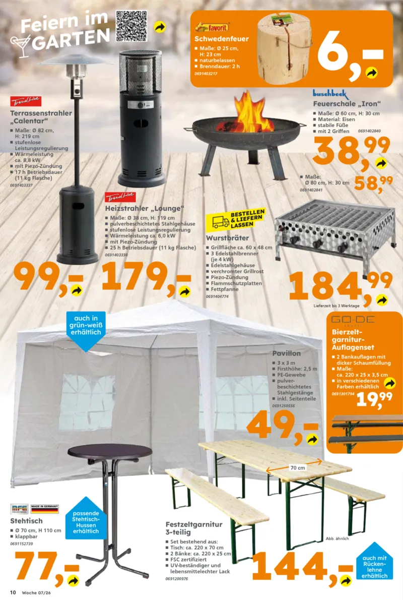 Globus Baumarkt Prospekt vom 09.02.2026, Seite 10