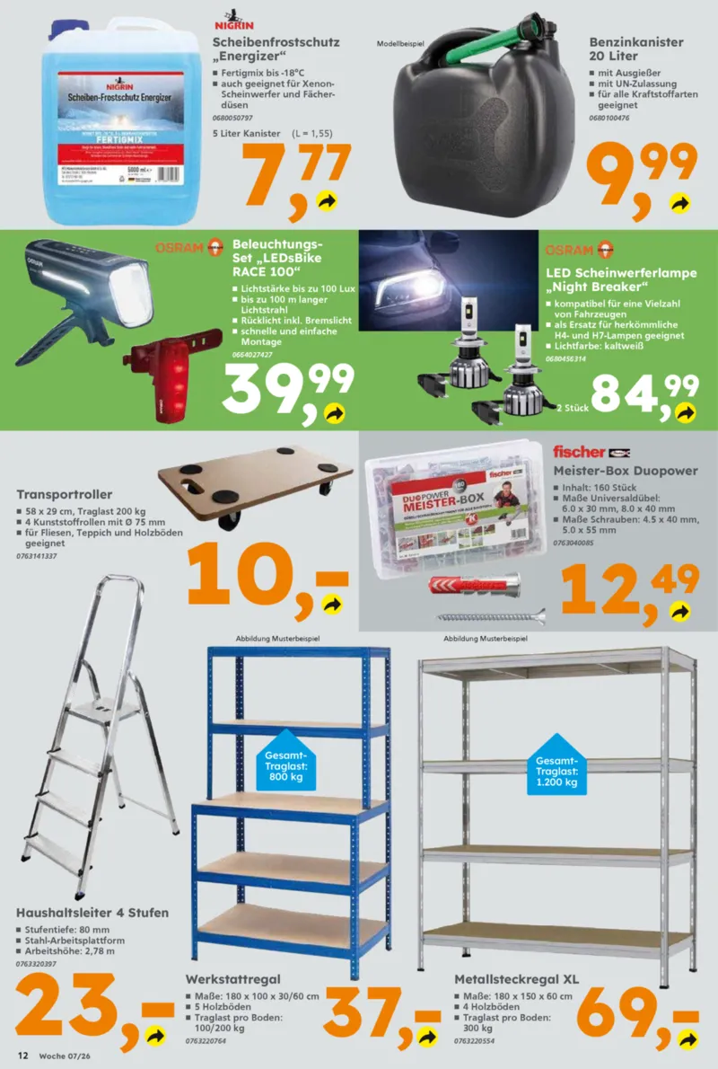 Globus Baumarkt Prospekt vom 09.02.2026, Seite 12