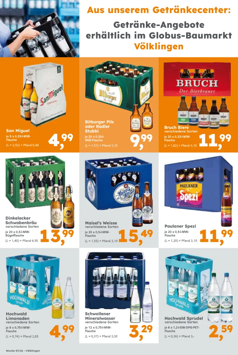 Globus Baumarkt Prospekt vom 09.02.2026, Seite 13