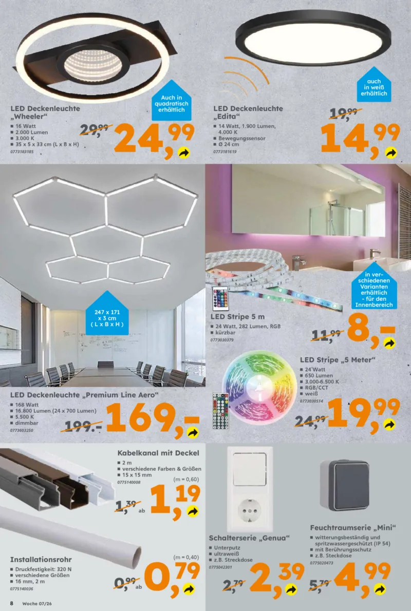Globus Baumarkt Prospekt vom 09.02.2026, Seite 8