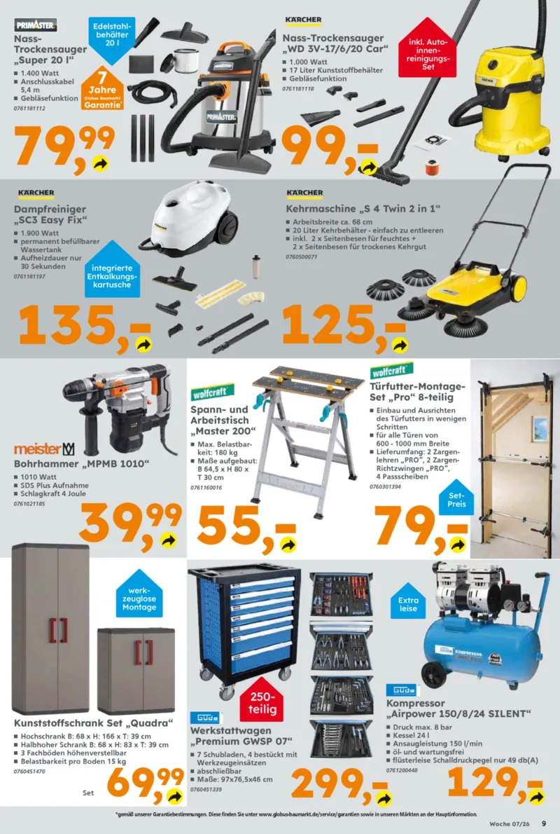 Globus Baumarkt Prospekt vom 09.02.2026, Seite 9